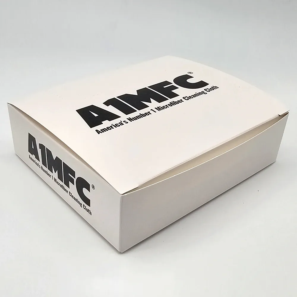 A1MFC Assorted Colors Deluxe Silky Microfiber Cloth (1 Box of 100pcs) - Free imprint