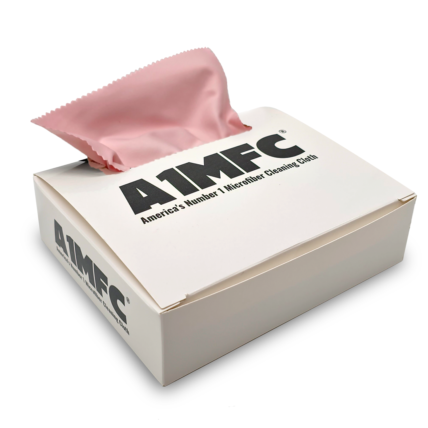 A1MFC Assorted Colors Deluxe Silky Microfiber Cloth (1 Box of 100pcs) - Free imprint