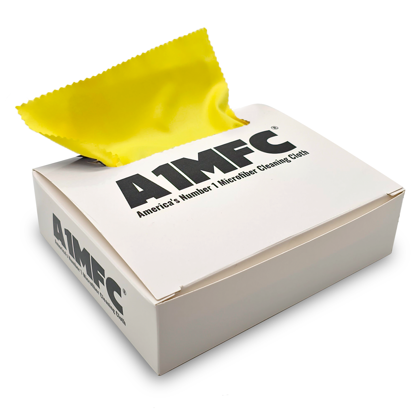 A1MFC Assorted Colors Deluxe Silky Microfiber Cloth (1 Box of 100pcs) - Free imprint